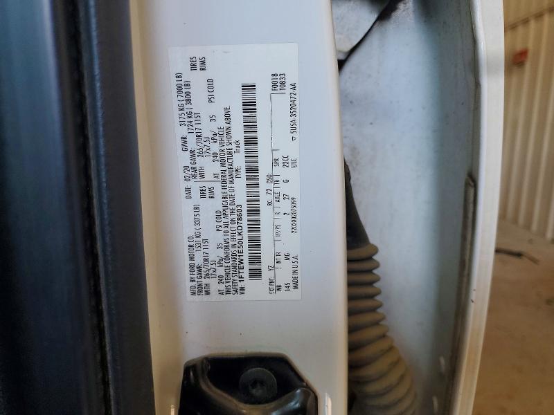 Auction sale of the 2020 Ford F150, vin: 1FTEW1E50LKD78603, lot number: 69280956