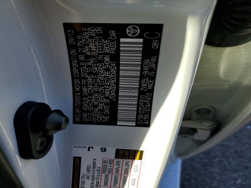 Продажа на аукционе авто 2013 Toyota Prius Plug-in Hybrid, vin: JTDKN3DP8D3048241, номер лота: 70126246