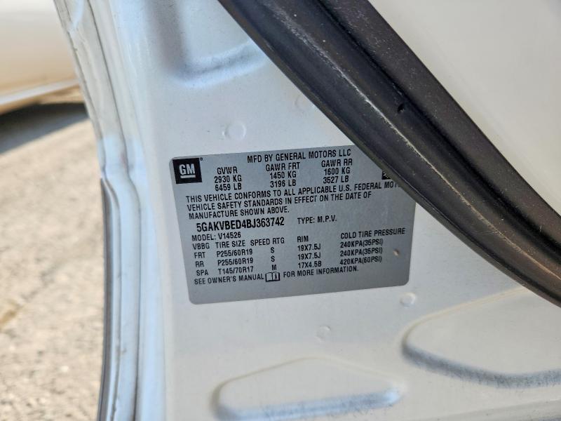 Aukcja sprzedaży 2011 Buick Enclave, vin: 5GAKVBED4BJ363742, numer aukcji: 67857036