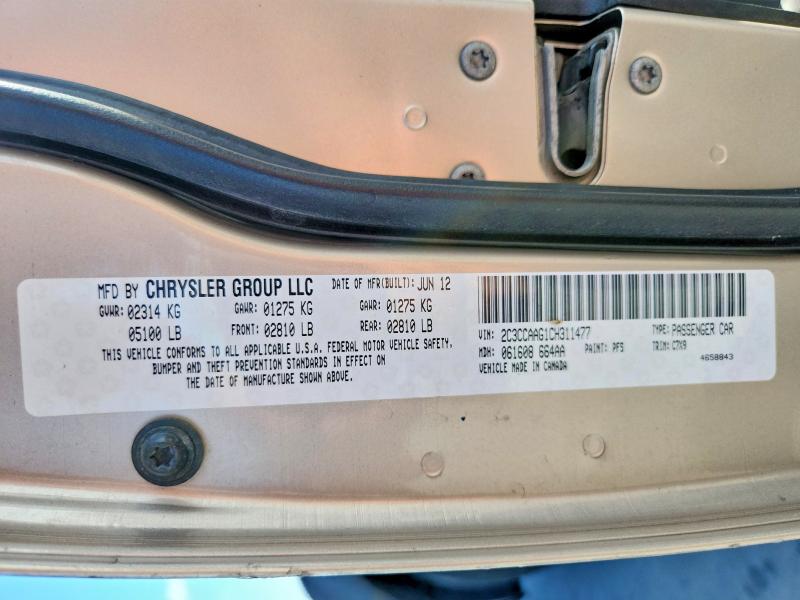 Aukcja sprzedaży 2012 Chrysler 300, vin: 2C3CCAAG1CH311477, numer aukcji: 69164176