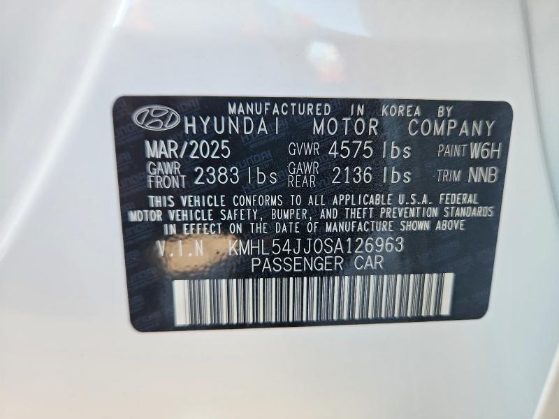 Продаж на аукціоні авто 2025 Hyundai Sonata Hybrid, vin: KMHL54JJ0SA126963, номер лоту: 67141716