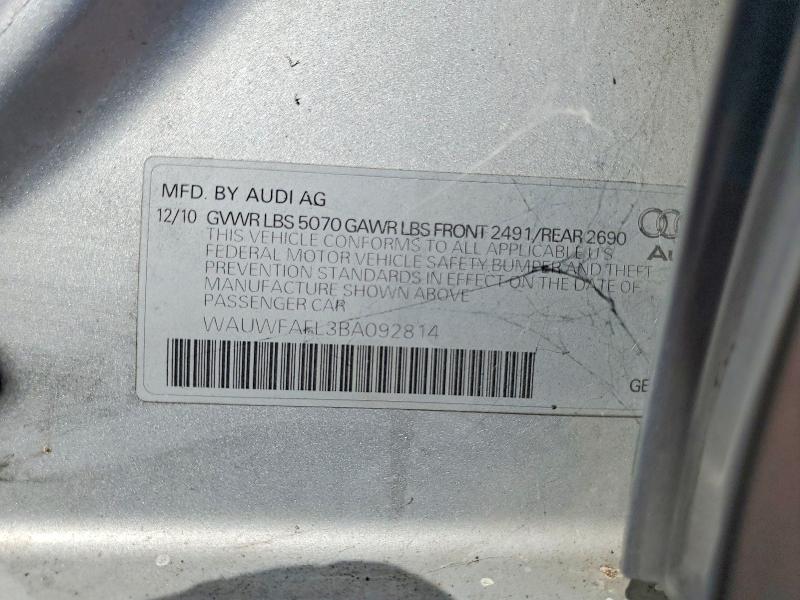 Aukcja sprzedaży 2011 Audi A4, vin: WAUWFAFL3BA092814, numer aukcji: 67221016