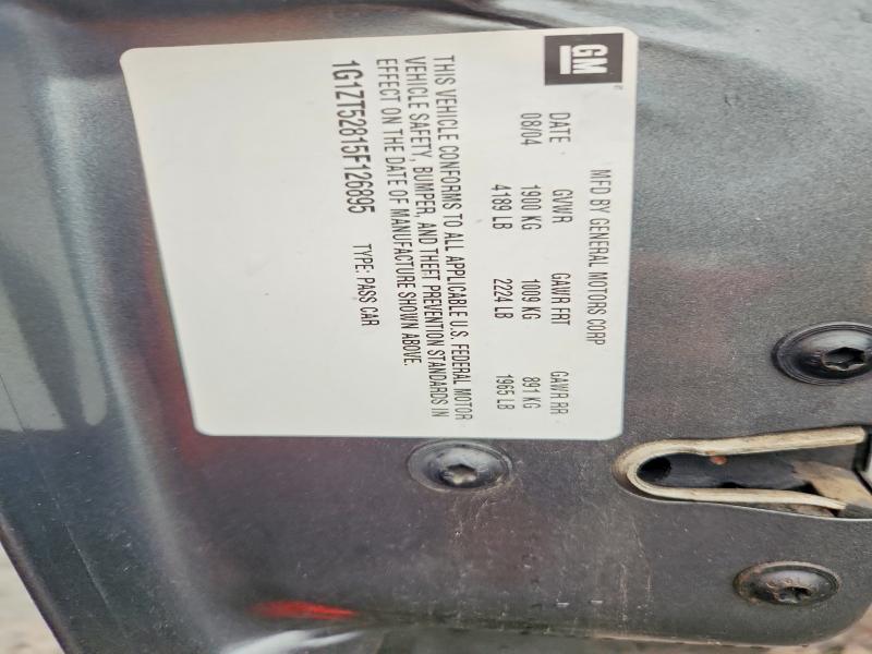 Aukcja sprzedaży 2005 Chevrolet Malibu, vin: 1G1ZT52815F126895, numer aukcji: 70811106