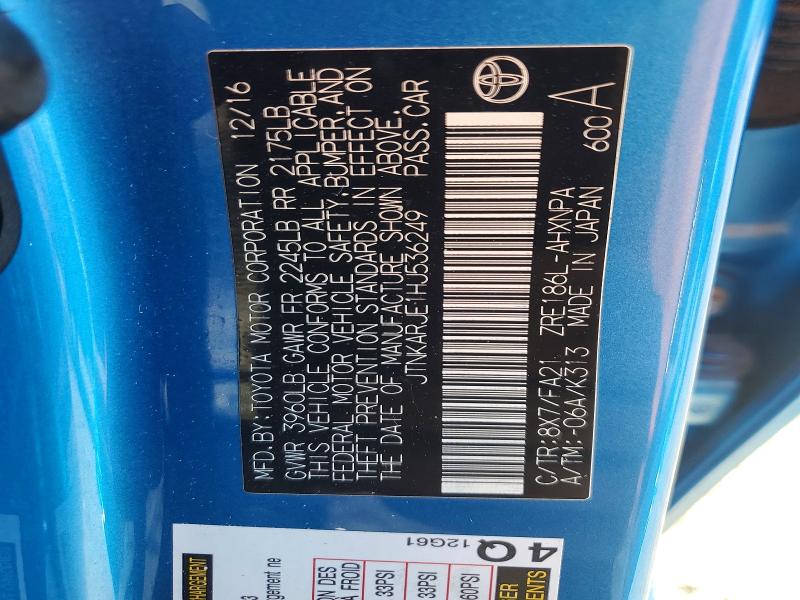 69013056 :رقم المزاد ، JTNKARJE1HJ536249 vin ، 2017 Toyota Corolla Im مزاد بيع