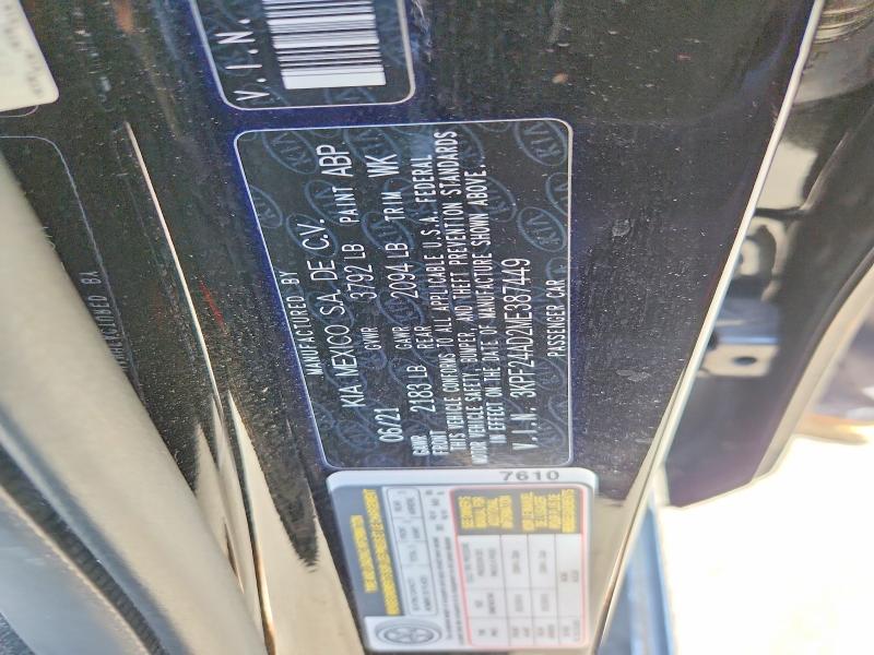 Продаж на аукціоні авто 2021 Kia Forte, vin: 3KPF24AD2ME387449, номер лоту: 69444336