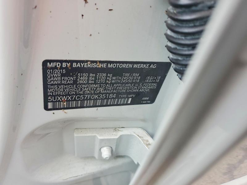 Aukcja sprzedaży 2015 Bmw X3, vin: 5UXWX7C57F0K35184, numer aukcji: 67317586