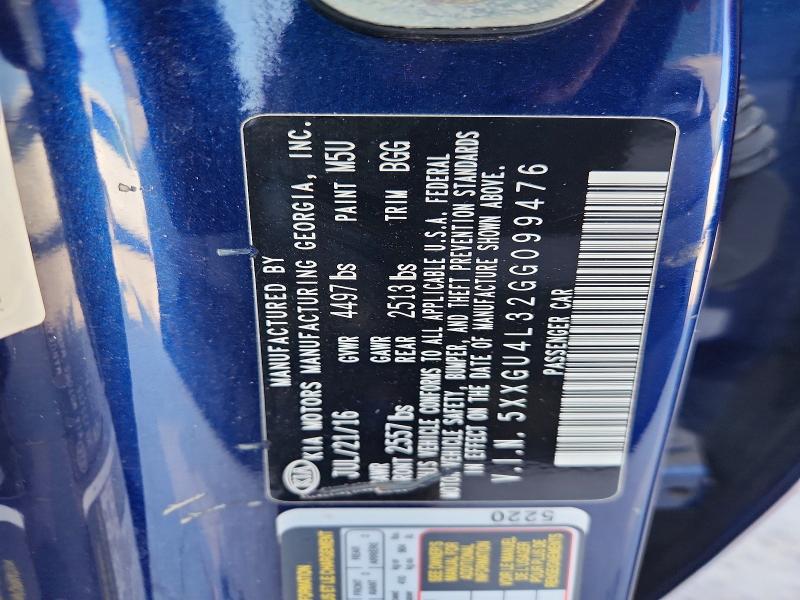 Продаж на аукціоні авто 2016 Kia Optima, vin: 5XXGU4L32GG099476, номер лоту: 68333556