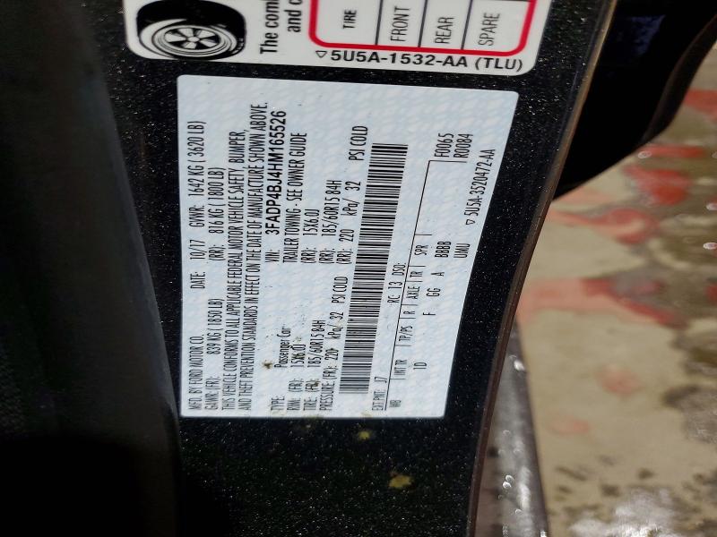 Aukcja sprzedaży 2017 Ford Fiesta, vin: 3FADP4BJ4HM165526, numer aukcji: 70491946