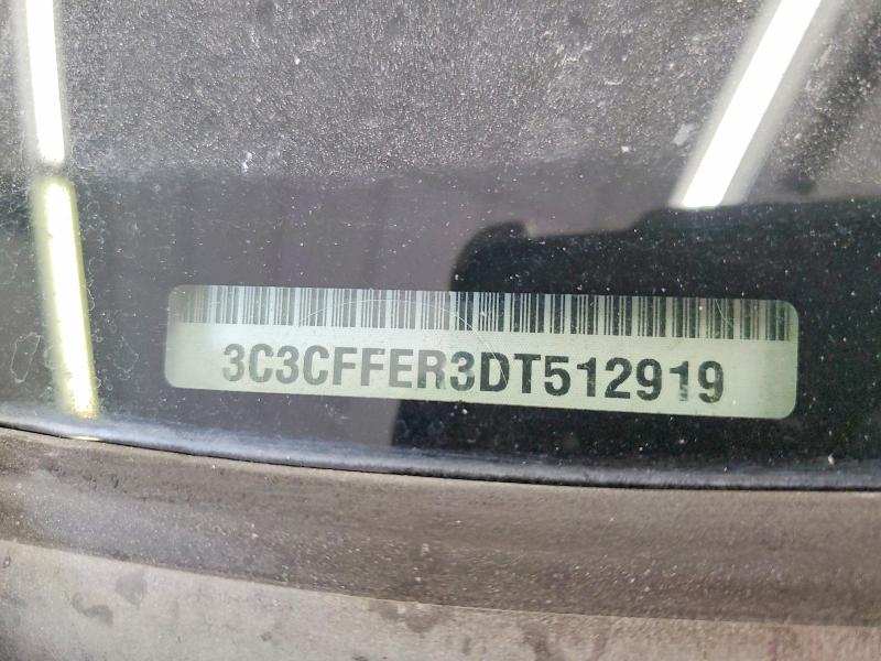 Aukcja sprzedaży 2013 Fiat 500, vin: 3C3CFFER3DT512919, numer aukcji: 68912886