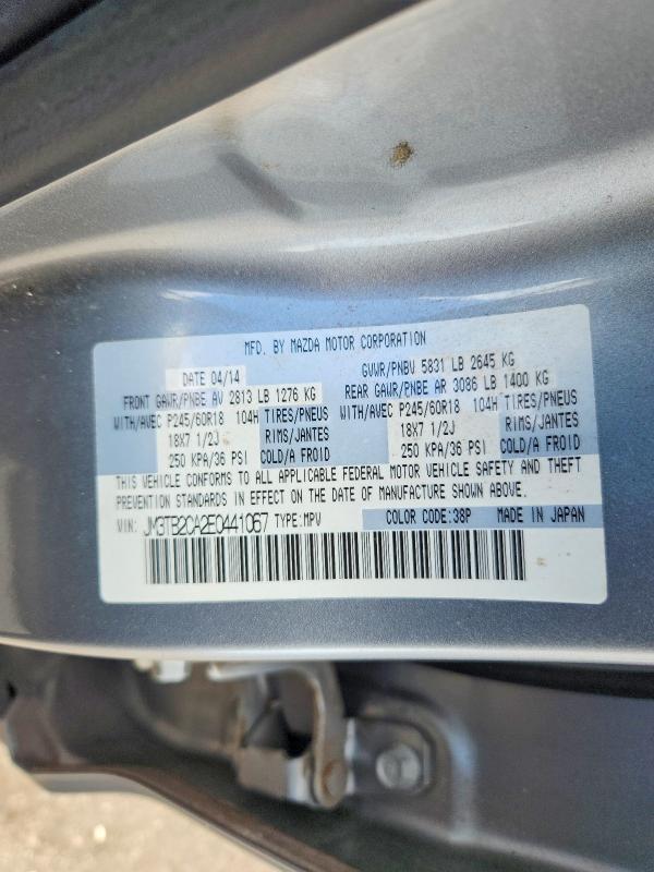 Продаж на аукціоні авто 2014 Mazda Cx-9, vin: JM3TB2CA2E0441067, номер лоту: 70057466