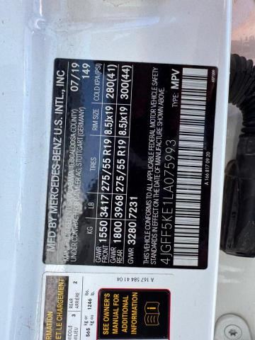 Продажа на аукционе авто 2020 Mercedes-benz Gls, vin: 4JGFF5KE1LA075993, номер лота: 70310746