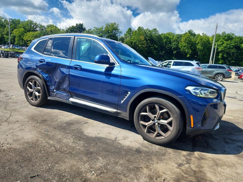 2022 Bmw X3 მანქანა იყიდება აუქციონზე, vin: 5UX53DP00N9J49827, აუქციონის ნომერი: 67070186