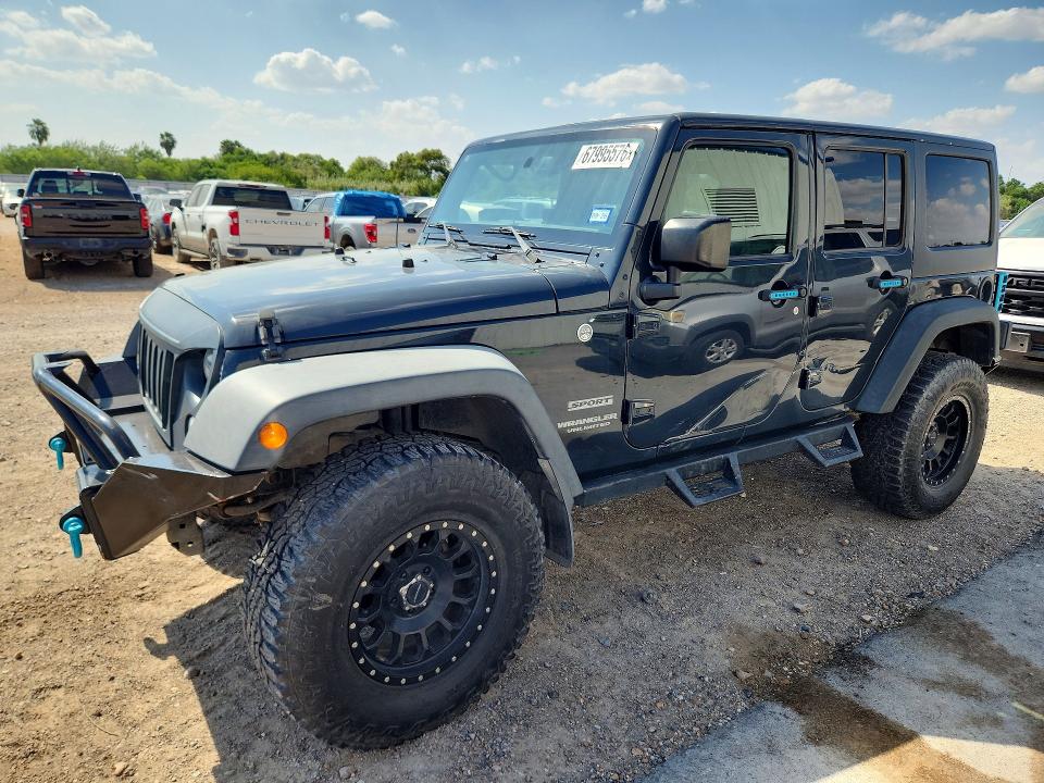 67995576 :رقم المزاد ، 1C4BJWDGXHL521236 vin ، 2017 Jeep Wrangler Unlimited مزاد بيع