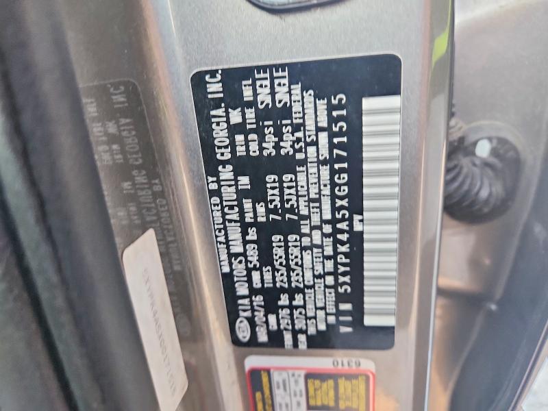 Продажа на аукционе авто 2016 Kia Sorento, vin: 5XYPK4A5XGG171515, номер лота: 67525426