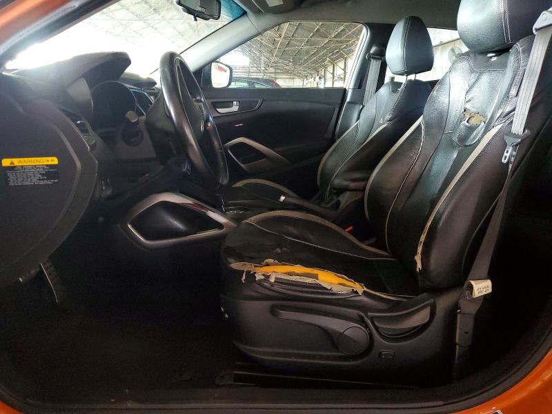 2014 Hyundai Veloster მანქანა იყიდება აუქციონზე, vin: KMHTC6AE4EU204720, აუქციონის ნომერი: 69568016
