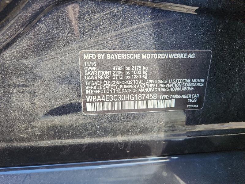 Aukcja sprzedaży 2017 Bmw 440i, vin: WBA4E3C30HG187458, numer aukcji: 69436996