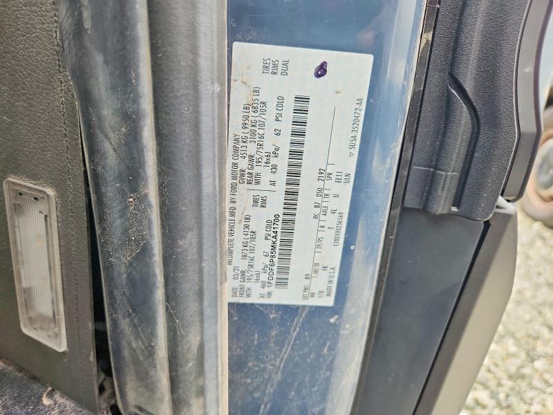 Aukcja sprzedaży 2021 Ford Transit, vin: 1FDDF6P85MKA41700, numer aukcji: 69055396