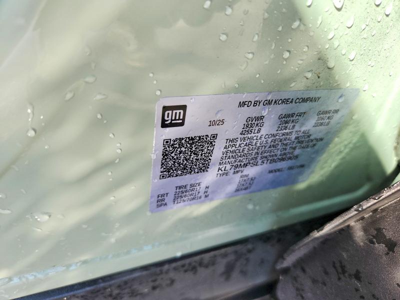 Продаж на аукціоні авто 2026 Chevrolet Trailblazer, vin: KL79MPSL5TB096905, номер лоту: 70464936
