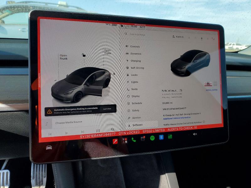 Продаж на аукціоні авто 2022 Tesla Model 3, vin: 5YJ3E1EB4NF294977, номер лоту: 62978176