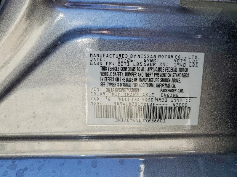 Aukcja sprzedaży 2026 Nissan Sentra, vin: 3N1AB9CV6TY238801, numer aukcji: 67358856