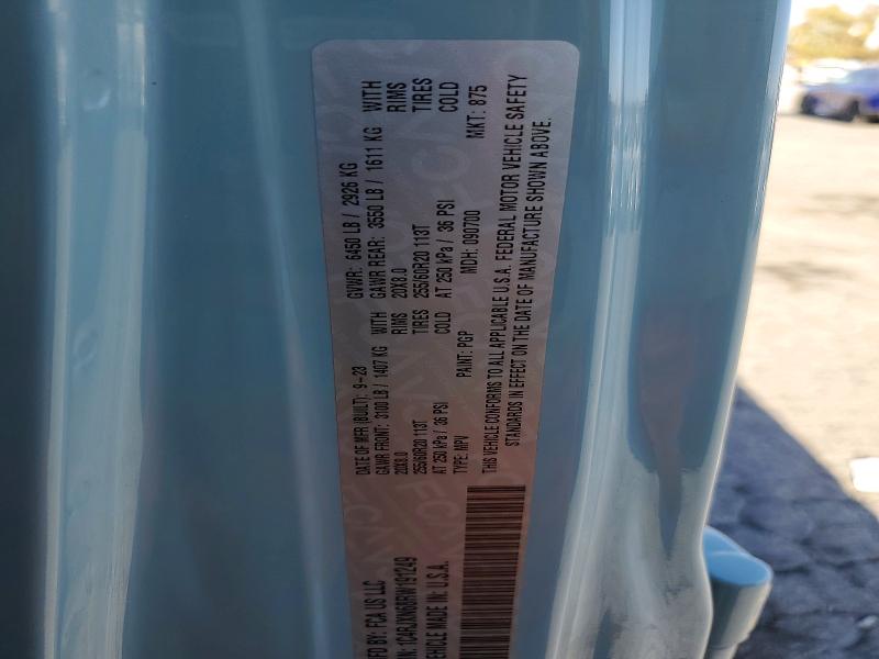Продажа на аукционе авто 2024 Jeep Wrangler, vin: 1C4RJXN68RW191249, номер лота: 68131556