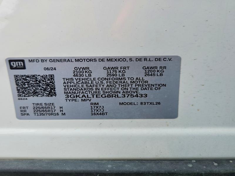 Продажа на аукционе авто 2024 Gmc Terrain, vin: 3GKALTEG8RL375433, номер лота: 67330476