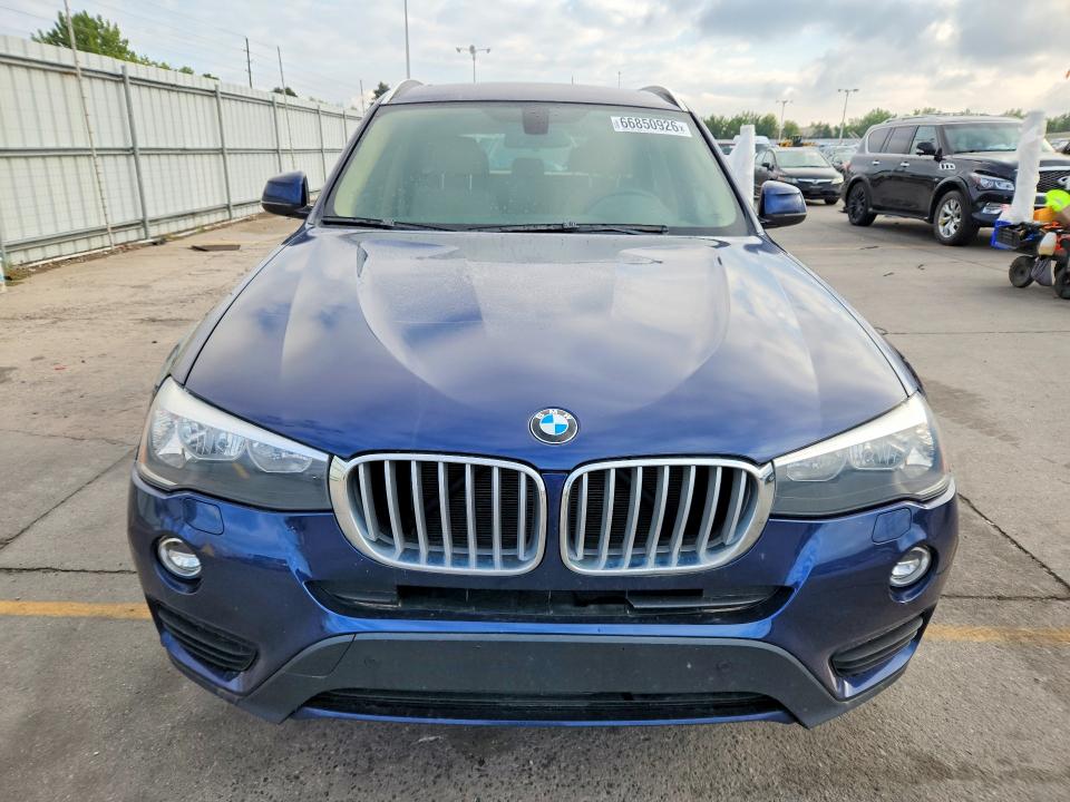 2015 Bmw X3 მანქანა იყიდება აუქციონზე, vin: 5UXWX9C55F0D50431, აუქციონის ნომერი: 66850926