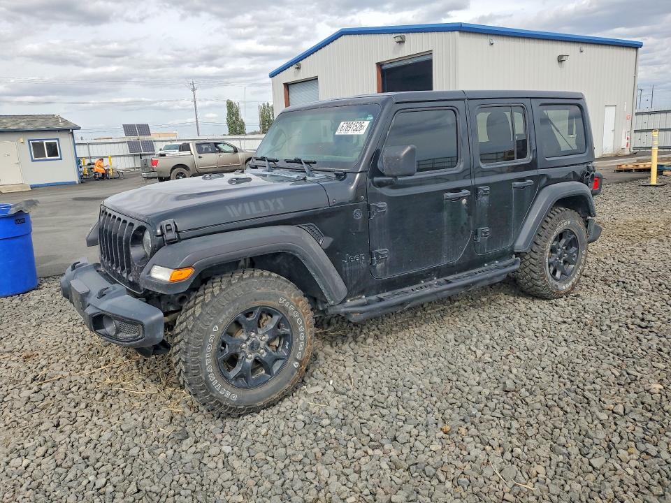 2021 Jeep Wrangler Unlimited მანქანა იყიდება აუქციონზე, vin: 1C4HJXDNXMW617116, აუქციონის ნომერი: 67891526