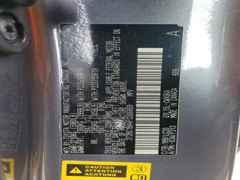 Продаж на аукціоні авто 2015 Lexus Rx, vin: 2T2BC1BA4FC006809, номер лоту: 69514846