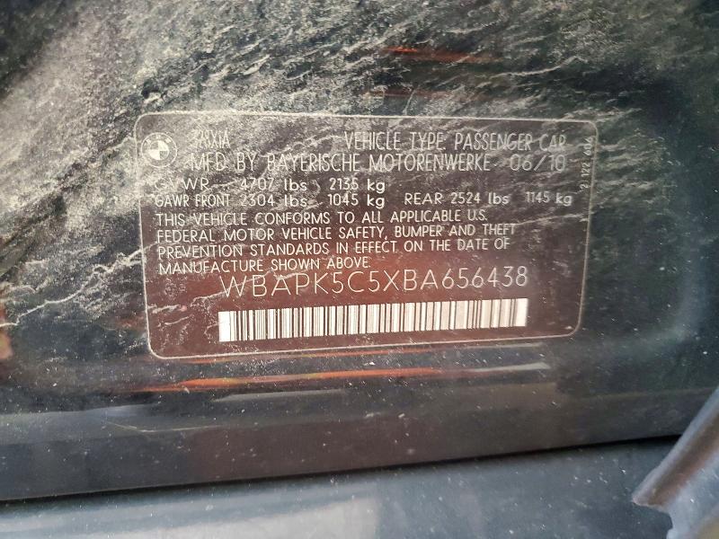 Продаж на аукціоні авто 2011 Bmw 328, vin: WBAPK5C5XBA656438, номер лоту: 68165136