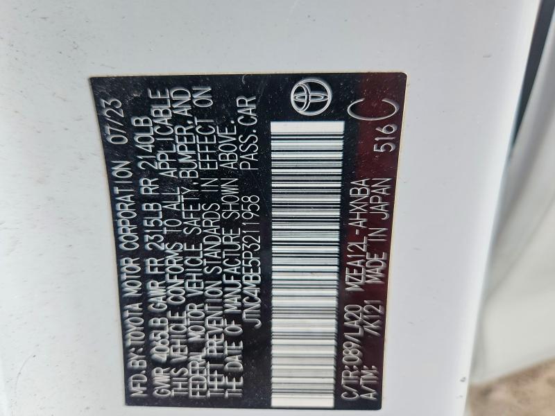 Продаж на аукціоні авто 2023 Toyota Corolla, vin: JTNC4MBE5P3211958, номер лоту: 67358616