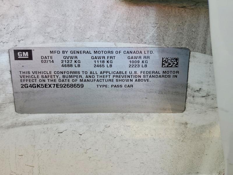 Продаж на аукціоні авто 2014 Buick Regal, vin: 2G4GK5EX7E9268659, номер лоту: 70451926