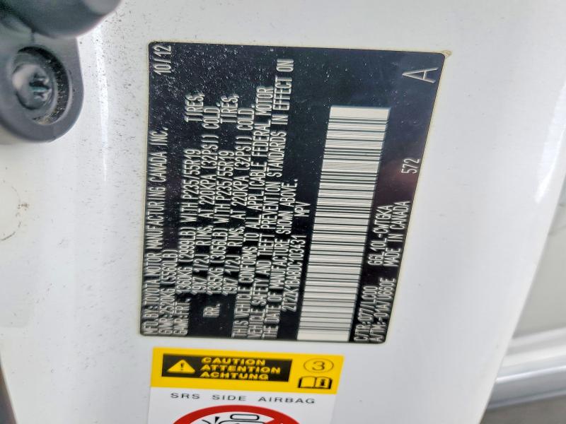 Продаж на аукціоні авто 2013 Lexus Rx, vin: 2T2ZK1BA8DC103431, номер лоту: 67366326