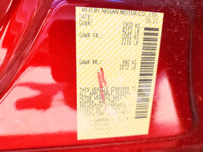 2013 Nissan Altima მანქანა იყიდება აუქციონზე, vin: 1N4AL3AP0DN581247, აუქციონის ნომერი: 69929476