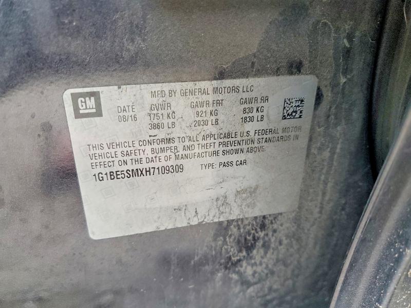 Aukcja sprzedaży 2017 Chevrolet Cruze, vin: 1G1BE5SMXH7109309, numer aukcji: 69224126