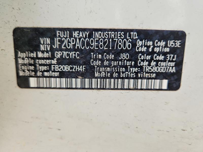 Продаж на аукціоні авто 2014 Subaru Xv Crosstrek, vin: JF2GPACC9E8217806, номер лоту: 67729686