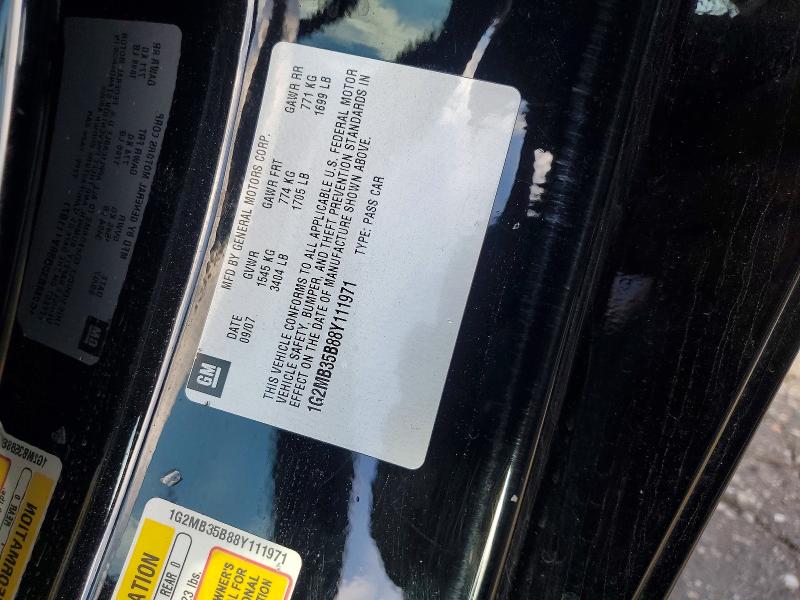 67684166 :رقم المزاد ، 1G2MB35B88Y111971 vin ، 2008 Pontiac Solstice مزاد بيع