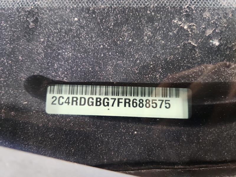 71299626 :رقم المزاد ، 2C4RDGBG7FR688575 vin ، 2015 Dodge Grand Caravan مزاد بيع