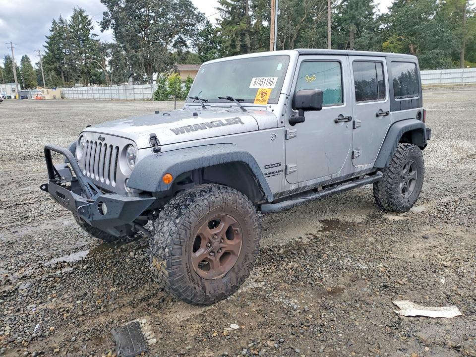 Продаж на аукціоні авто 2014 Jeep Wrangler Unlimited, vin: 1C4BJWDG0EL318741, номер лоту: 67451196