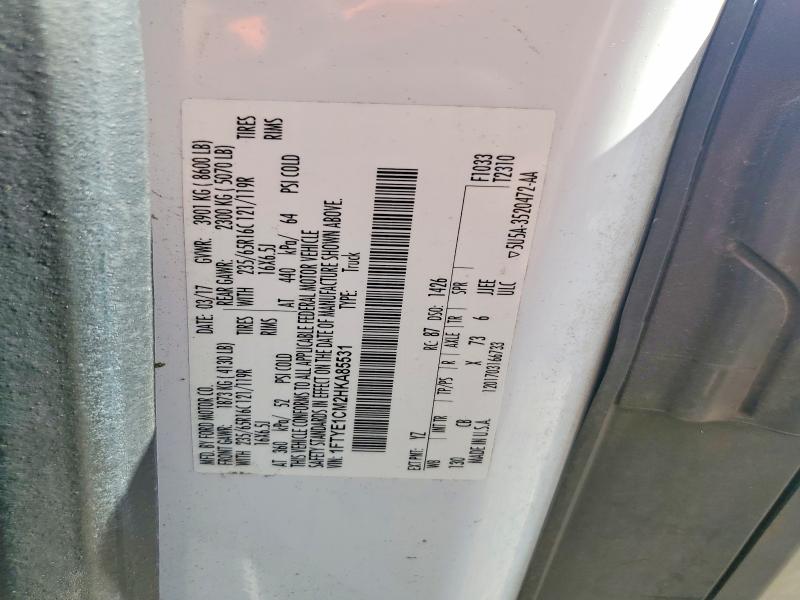 Aukcja sprzedaży 2017 Ford Transit, vin: 1FTYE1CM2HKA85531, numer aukcji: 69784926