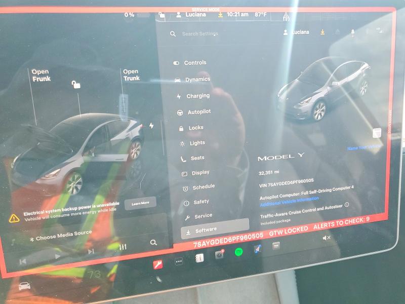 Продаж на аукціоні авто 2023 Tesla Model Y, vin: 7SAYGDED6PF960505, номер лоту: 67900536