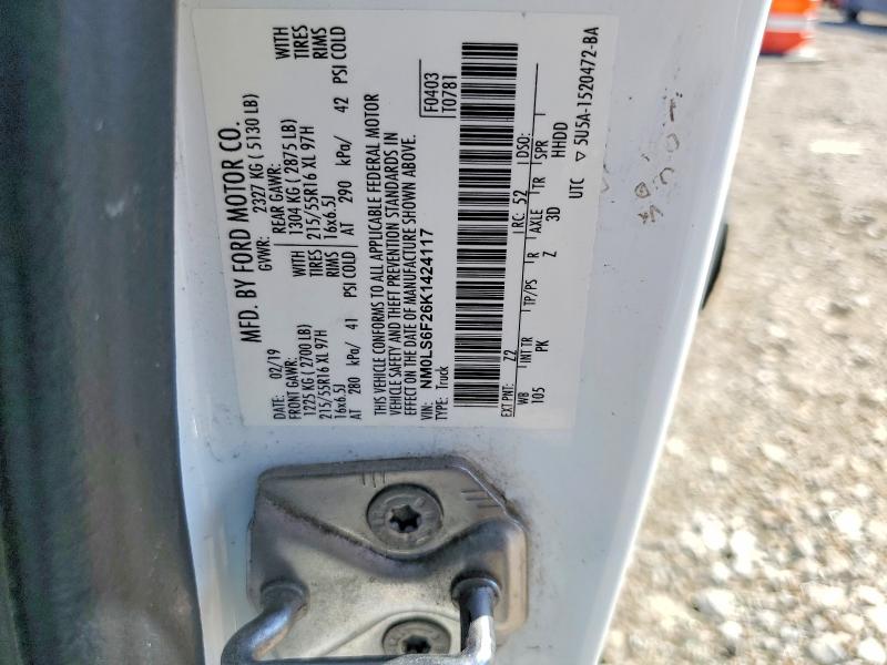 69426896 :رقم المزاد ، NM0LS6F26K1424117 vin ، 2019 Ford Transit Connect مزاد بيع