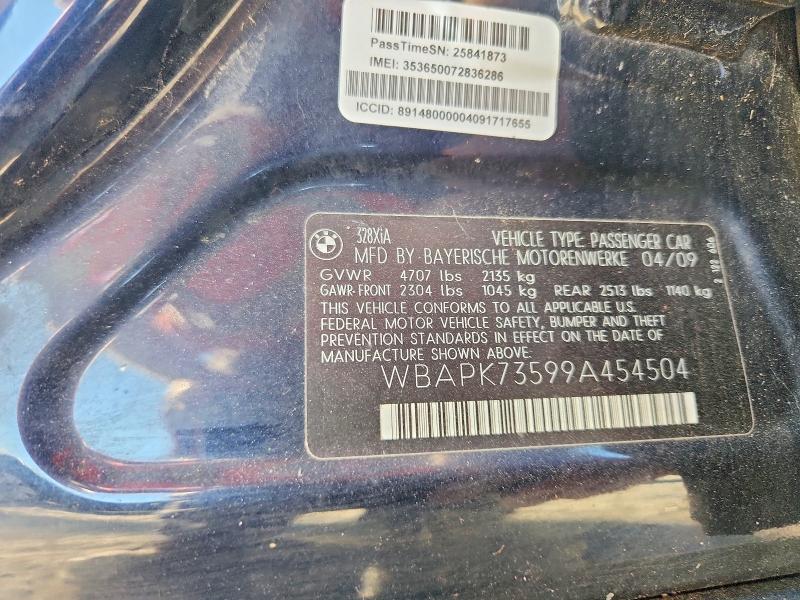 Продаж на аукціоні авто 2009 Bmw 328, vin: WBAPK73599A454504, номер лоту: 68703146