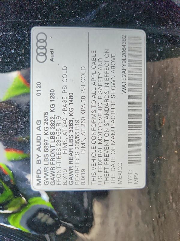 Продаж на аукціоні авто 2020 Audi Q5 E, vin: WA1E2AFY9L2064382, номер лоту: 70082976