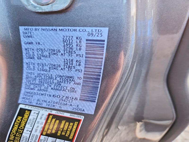 Продажа на аукционе авто 2026 Nissan Frontier, vin: 1N6ED1CM3TN607898, номер лота: 70450696
