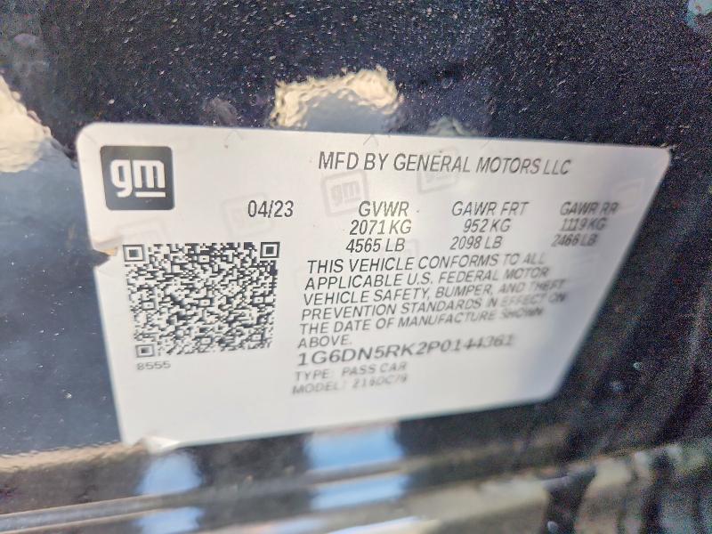 Продажа на аукционе авто 2023 Cadillac Ct5, vin: 1G6DN5RK2P0144361, номер лота: 71221926