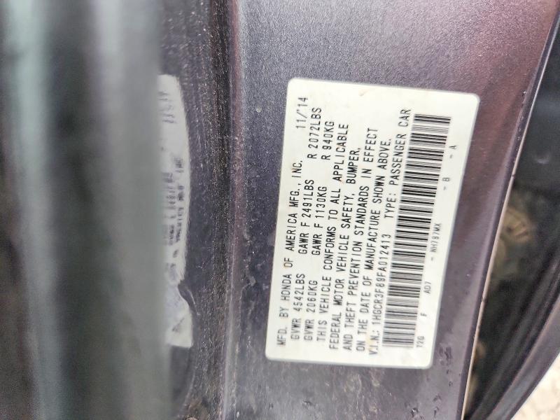 Aukcja sprzedaży 2015 Honda Accord, vin: 1HGCR3F89FA012413, numer aukcji: 69242266