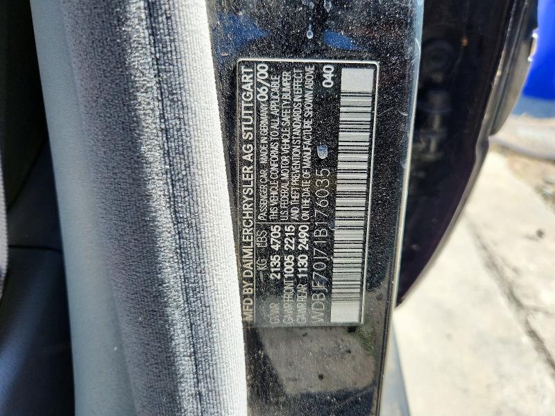 Продаж на аукціоні авто 2001 Mercedes-benz E, vin: WDBJF70J71B176035, номер лоту: 68215126