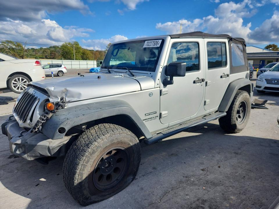70227506 :رقم المزاد ، 1C4BJWDG8CL259631 vin ، 2012 Jeep Wrangler Unlimited مزاد بيع