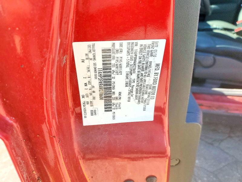 Продаж на аукціоні авто 2010 Ford Focus, vin: 1FAHP3FN9AW278600, номер лоту: 68593446